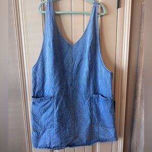 Oddi Denim Overall dress - 3XL